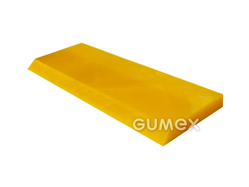 Polyuretánový brit na snehové radlice so skosením, 170/30mm, 85°ShA, PU (polytan), žltý